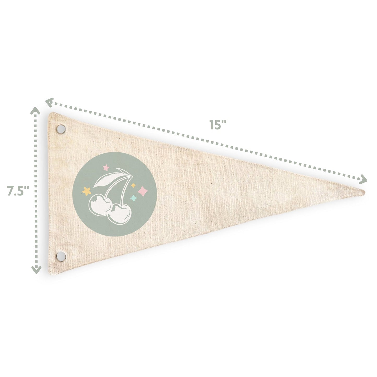 Drapeau à fanions en toile Bloom