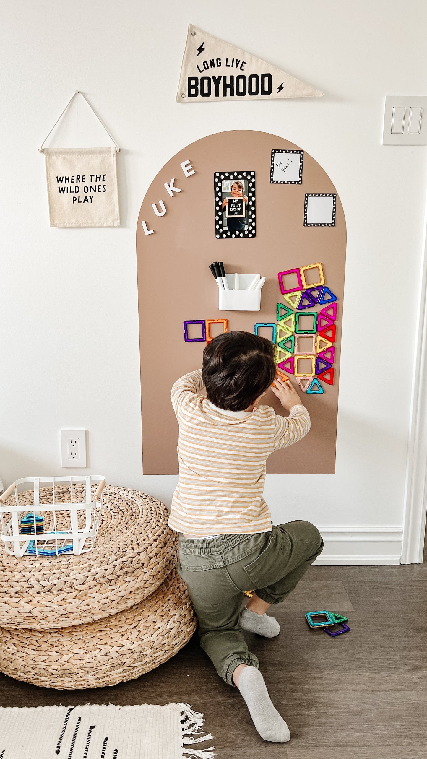 Magic Playwall - Arch Magnetic Wall Decal for Kids