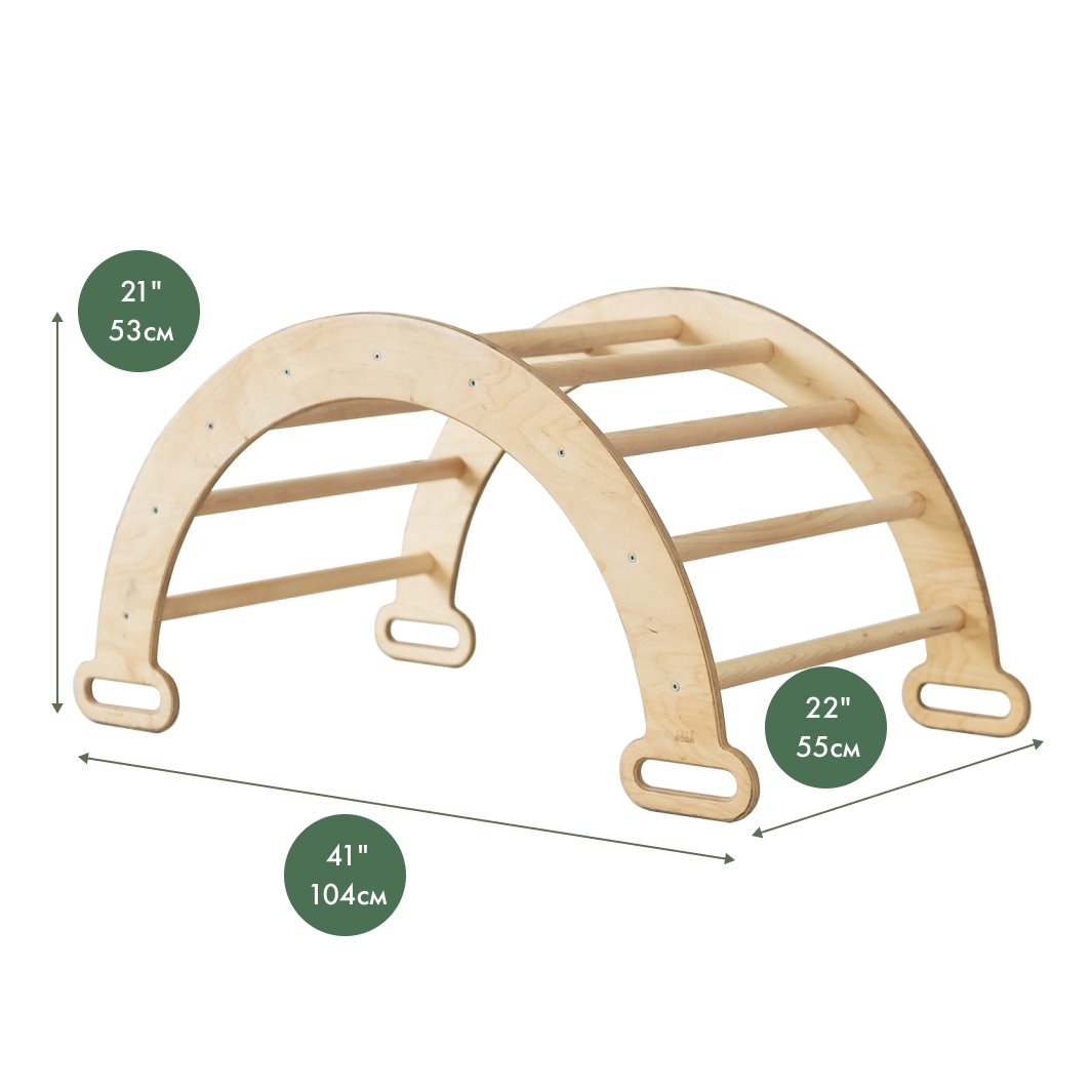 Arche d'escalade + coussin - Grimpeurs Montessori pour tout-petits