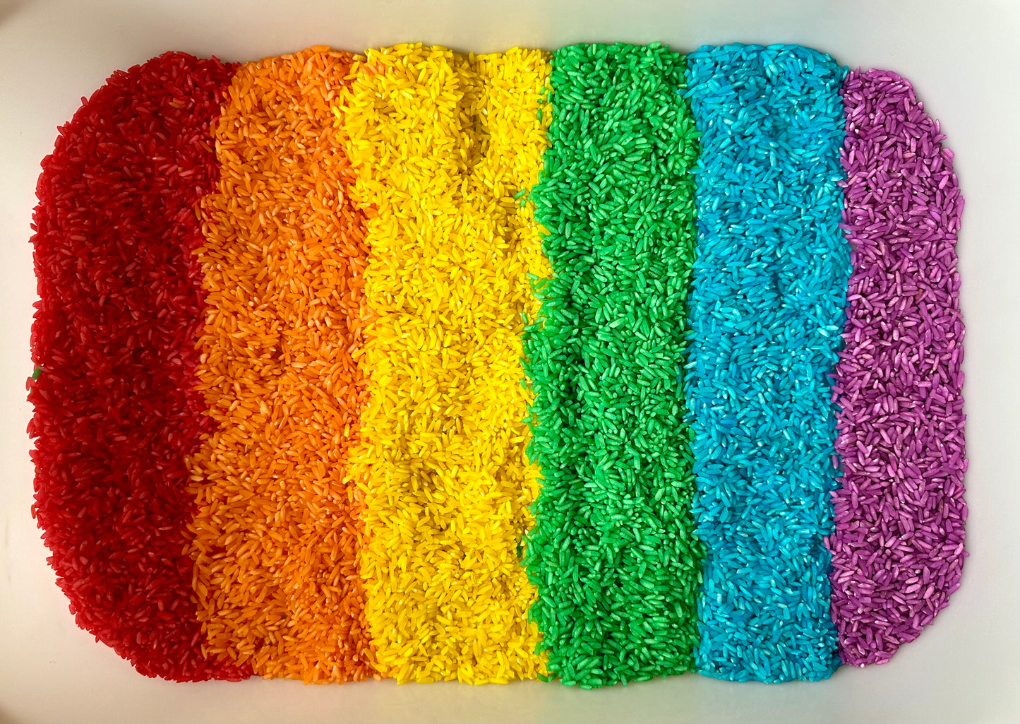 Ensembles de remplissage de riz teinté par Sensory Made Simple