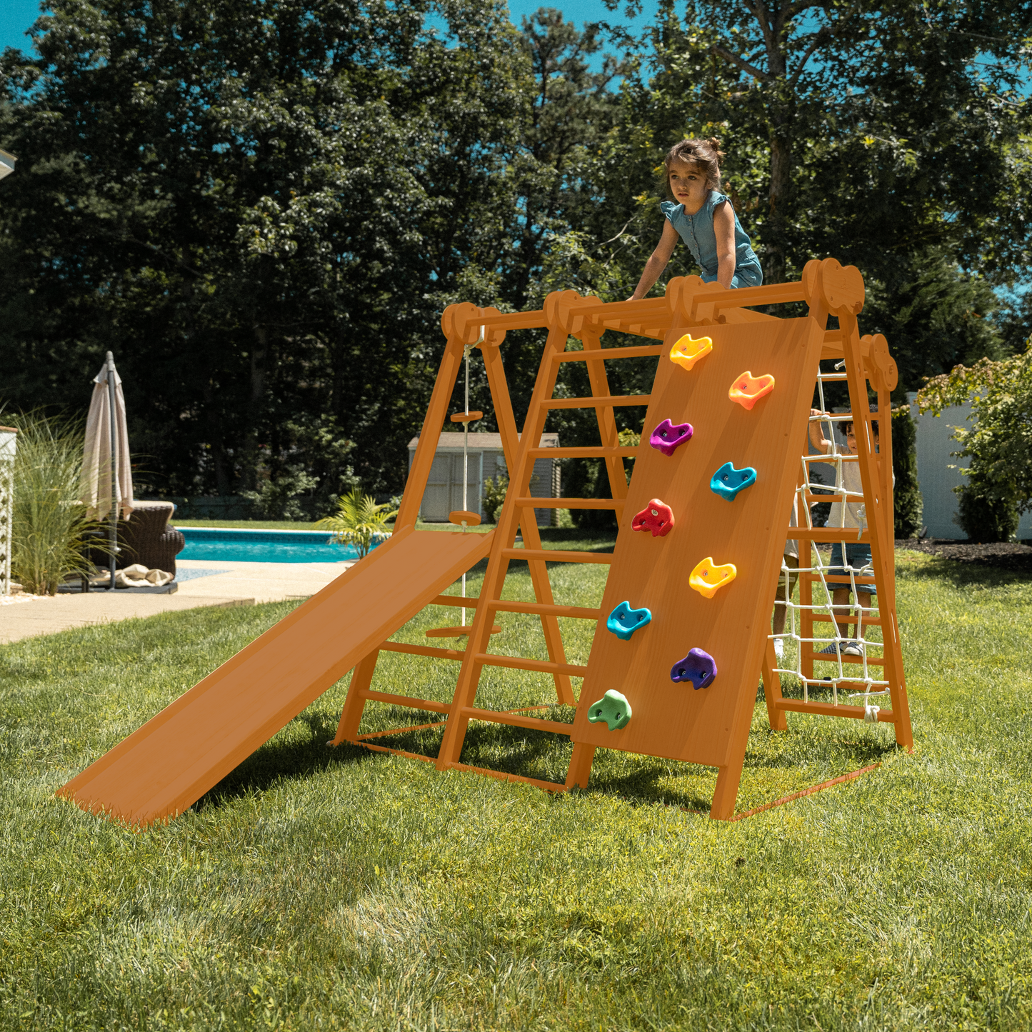Chestnut - Jungle Gym 8 en 1 pour tout-petits par Avenlur