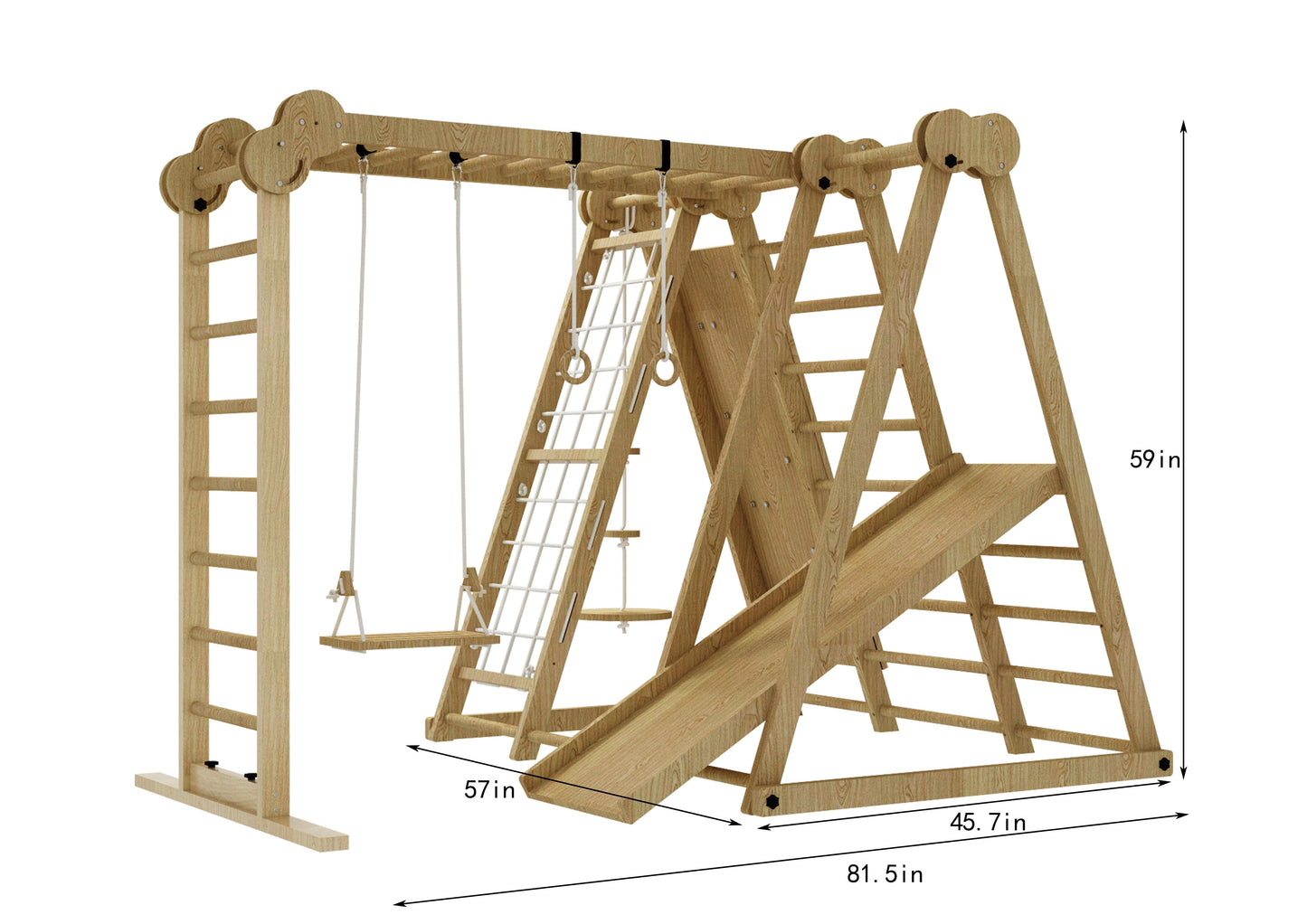 Chestnut - Jungle Gym 8 en 1 pour tout-petits par Avenlur