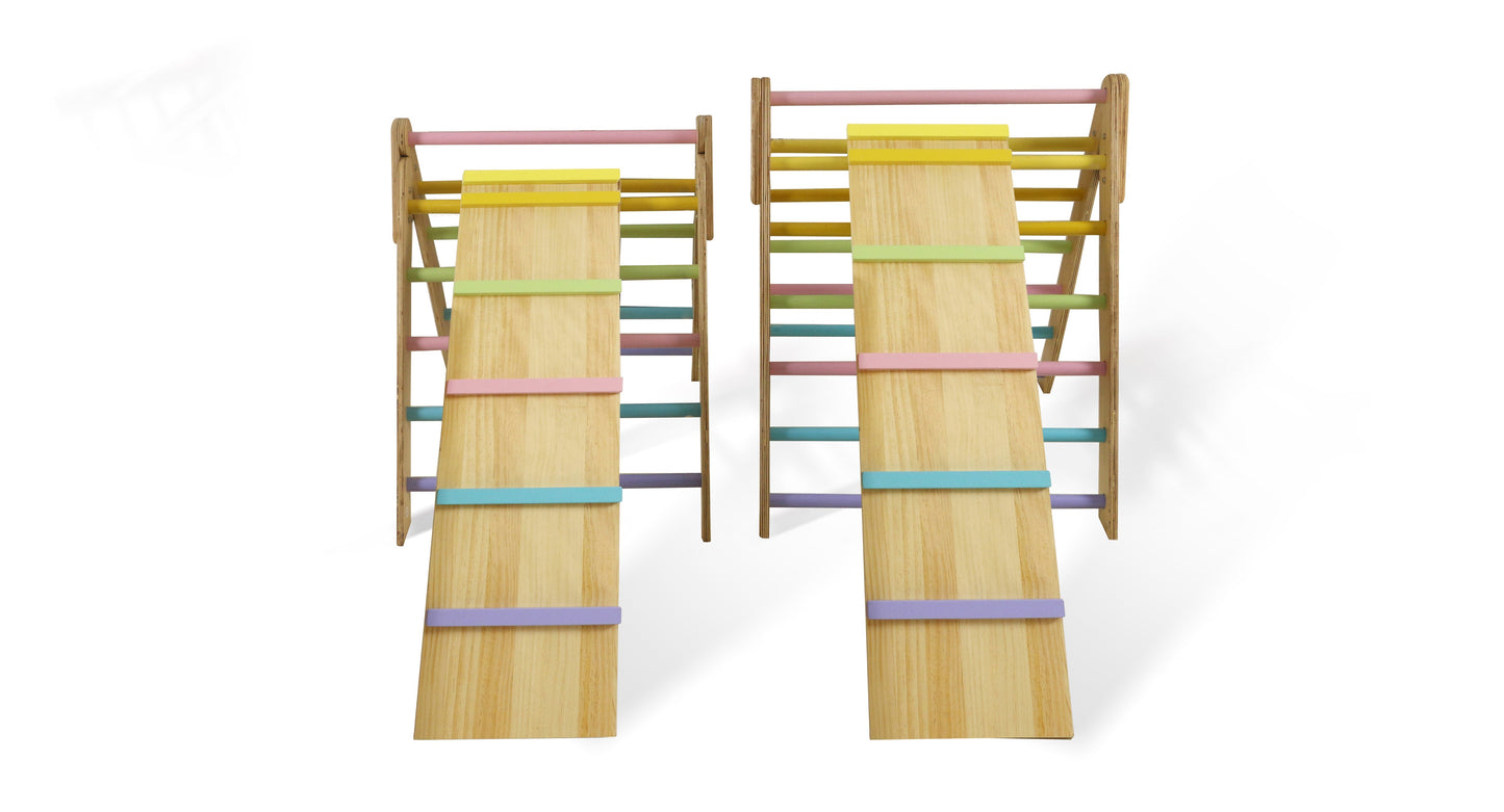 Olive- Pikler Triangle Ladder and Climber Slide - by Avenlur