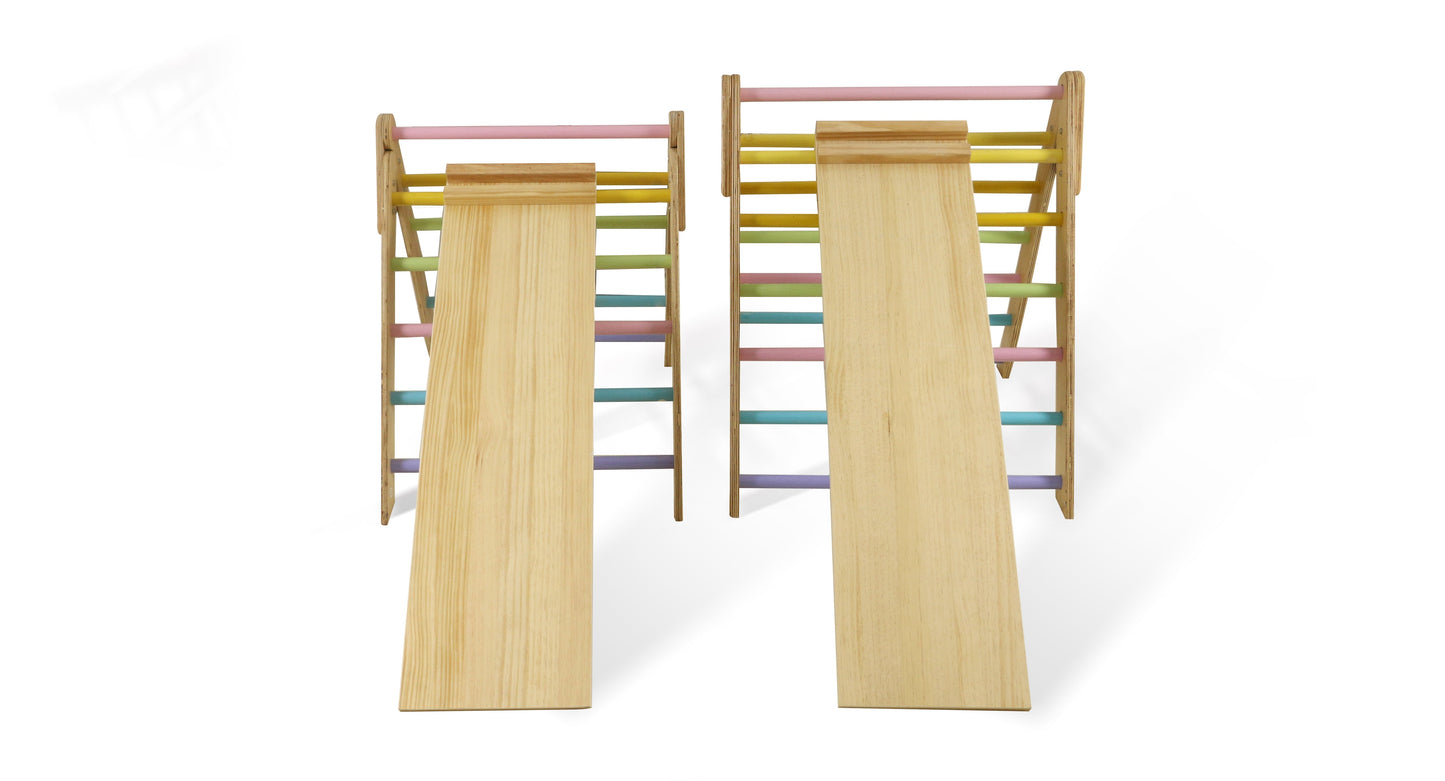 Olive- Pikler Triangle Ladder and Climber Slide - by Avenlur
