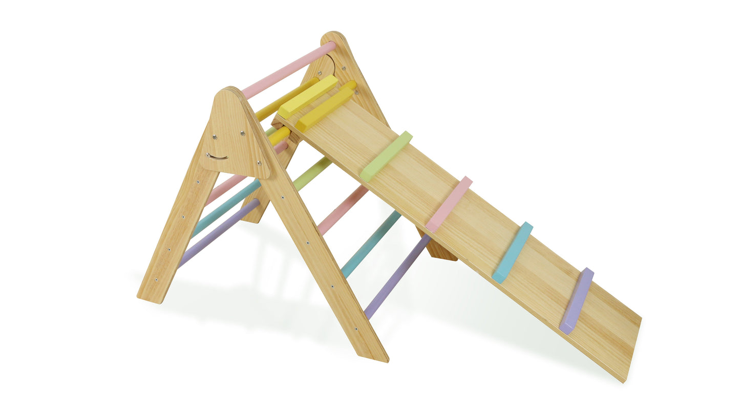 Olive- Pikler Triangle Ladder and Climber Slide - by Avenlur