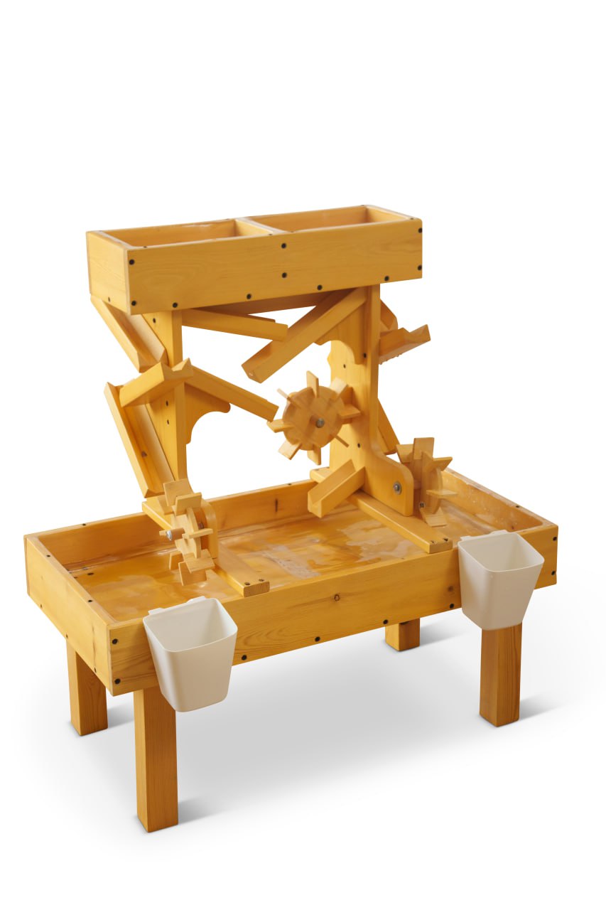 Outdoor Wooden Water Table For Kids, Toddlers by Avenlur