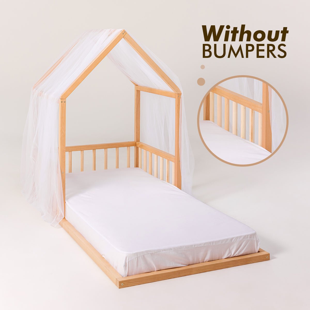 Small House Bed For Kids and Toddlers from 2 y.o. (US Twin-Size)