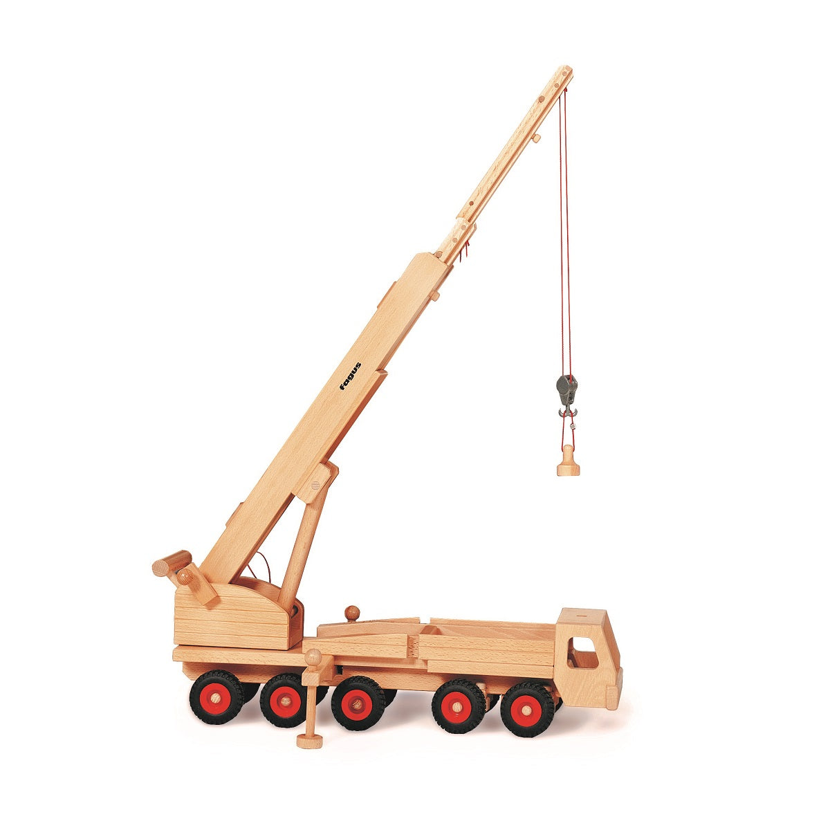 Fagus Mobile Crane - Wooden Play Vehicles from Germany