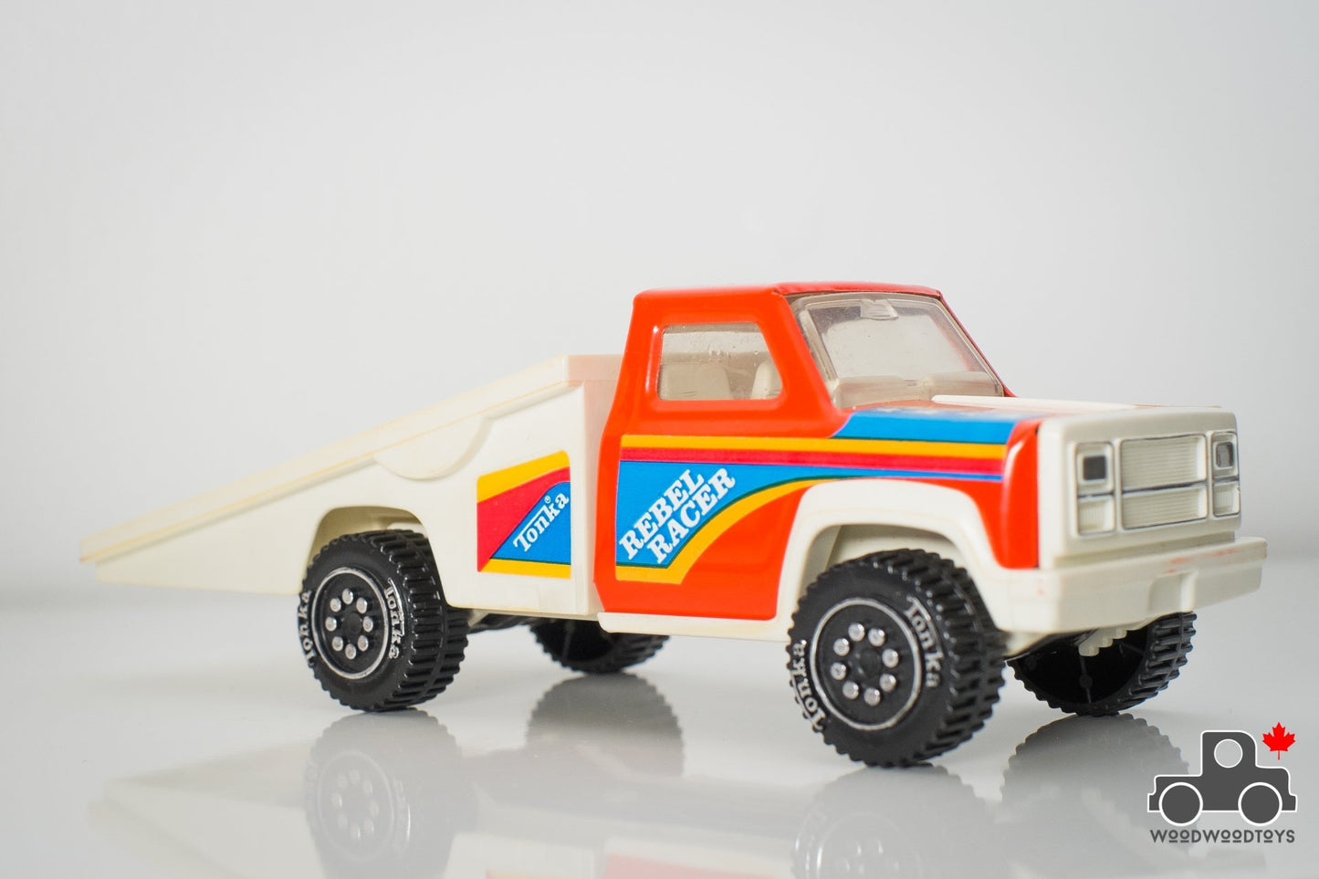 1970s Tonka Rebel Racer Flatbed Truck - Wood Wood Toys Canada's Favourite Montessori Toy Store
