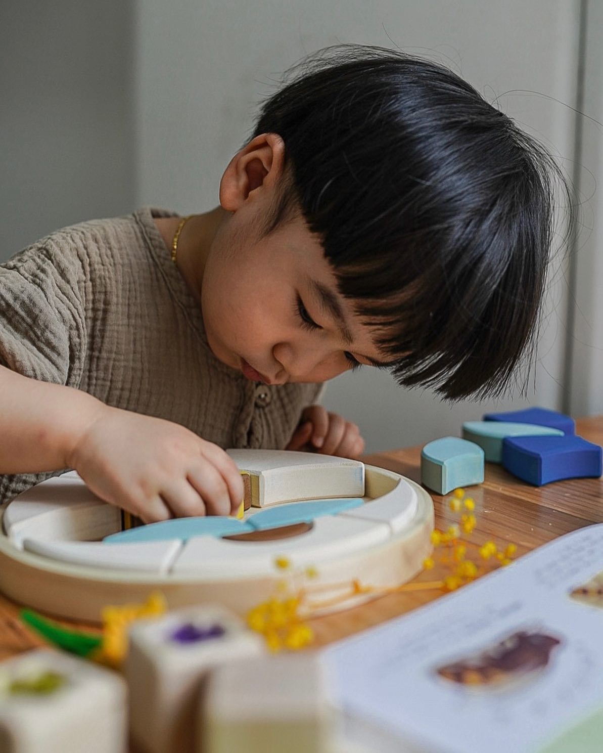 Ensemble de blocs de puzzle abeille par Avdar