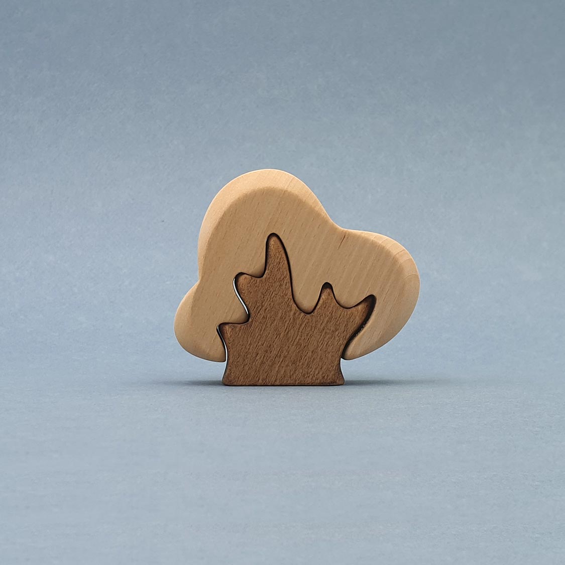 Brin d'Ours Handmade Two-Piece Bush (Small World Scenery)