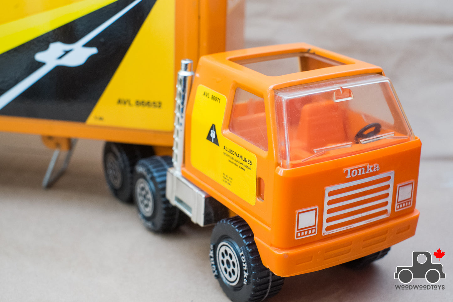 Vintage 1970s Tonka Steel Allied Moving Truck