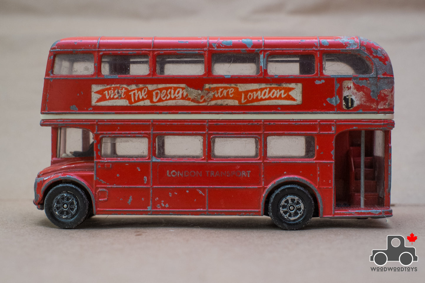 Vintage 1970s Corgi 469 London Routemaster Double Decker Bus Large Diecast