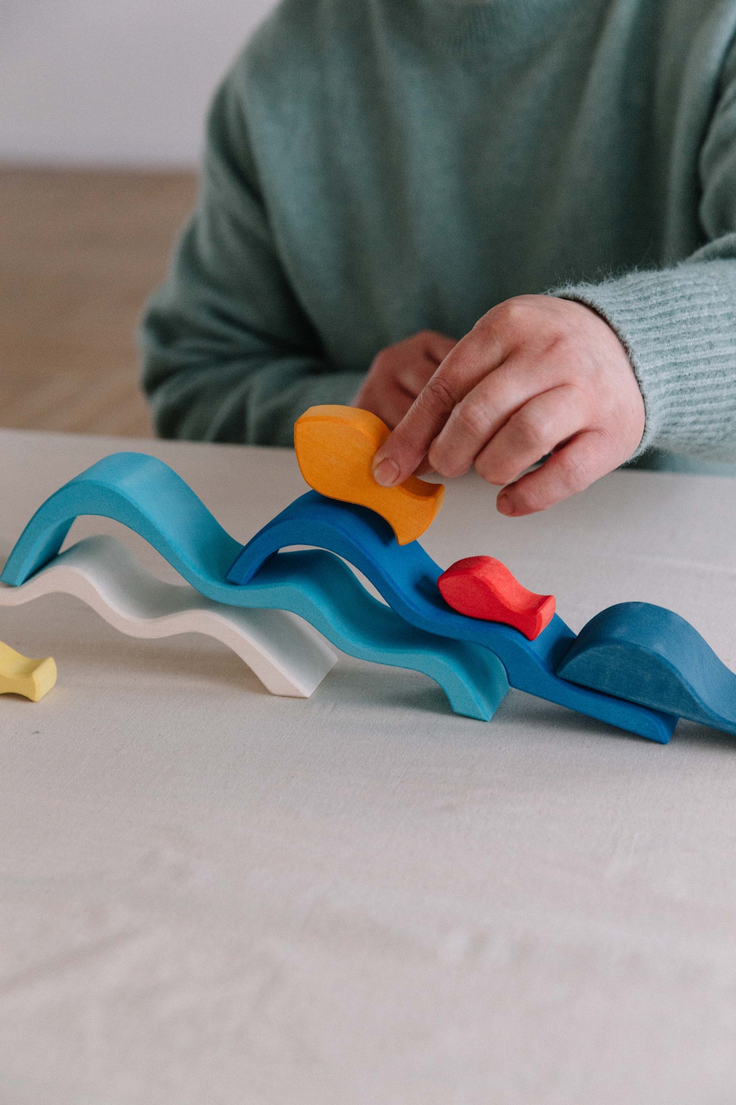 Blocs de vagues empilables par Avdar Toys