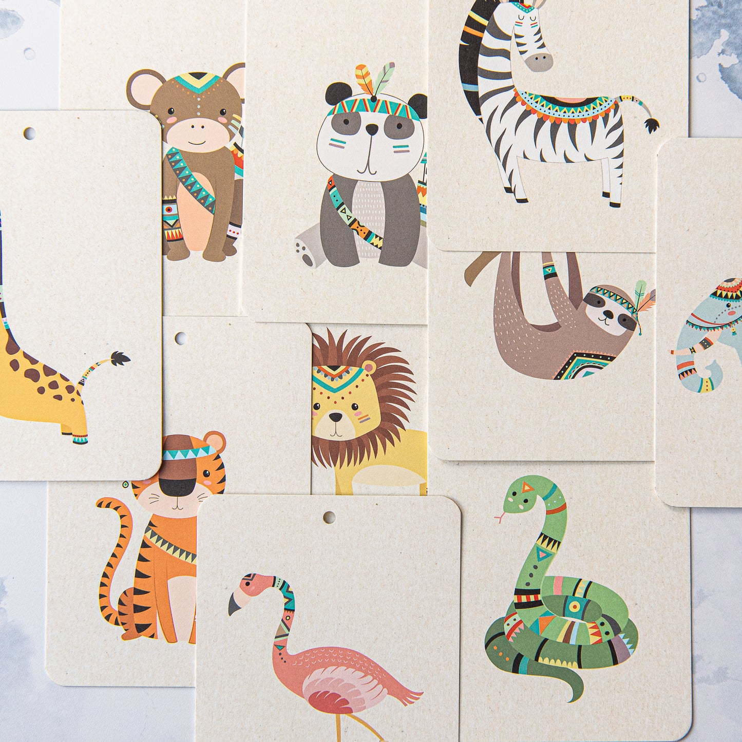 Étape 2 : Amis de la jungle - En un flash Flashcards