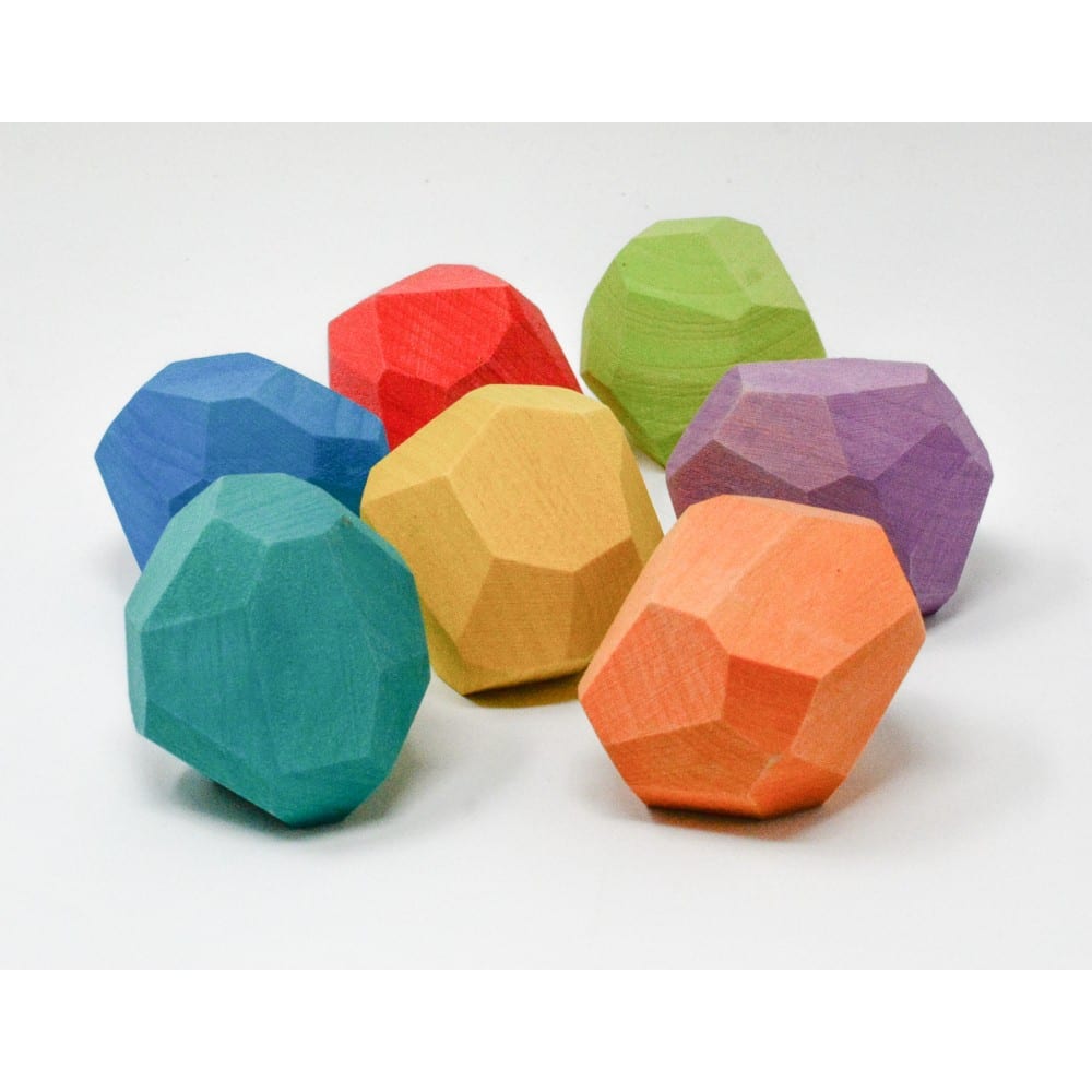 Pierres empilables Ocamora 'Teniques' - Colorées (7 pièces)
