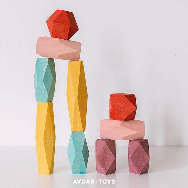 Balance Block Set by Avdar Toys - Wood Wood Toys Canada's Favourite Montessori Toy Store