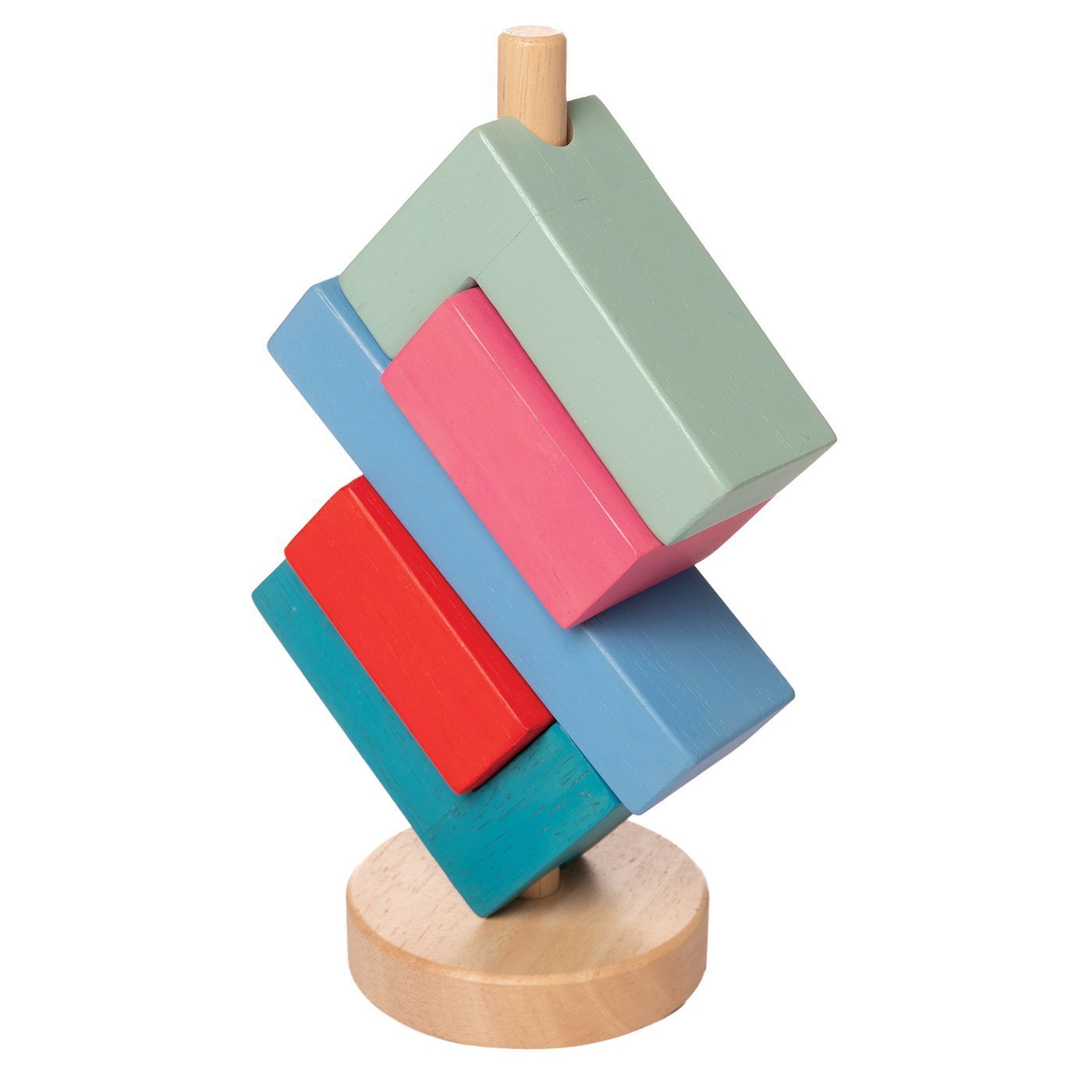 Bam Stack-a-Lacka Stacker by Manhattan Toy - Wood Wood Toys Canada's Favourite Montessori Toy Store
