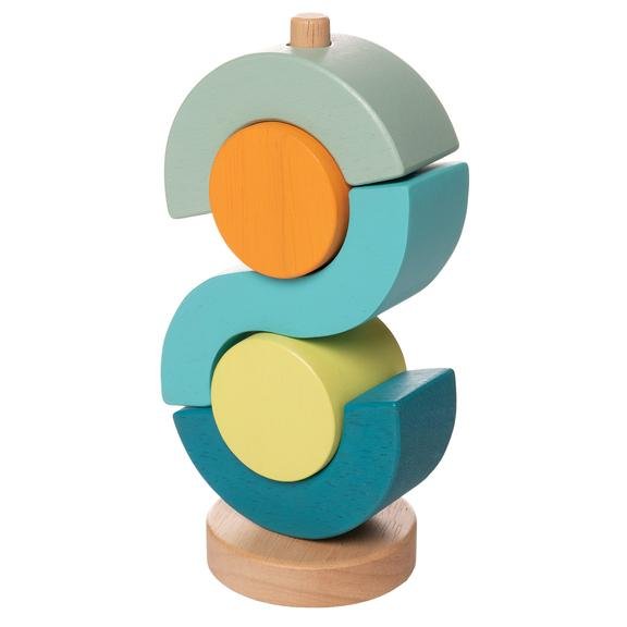 Boom Shock-a-Locka Stacker by Manhattan Toy - Wood Wood Toys Canada's Favourite Montessori Toy Store