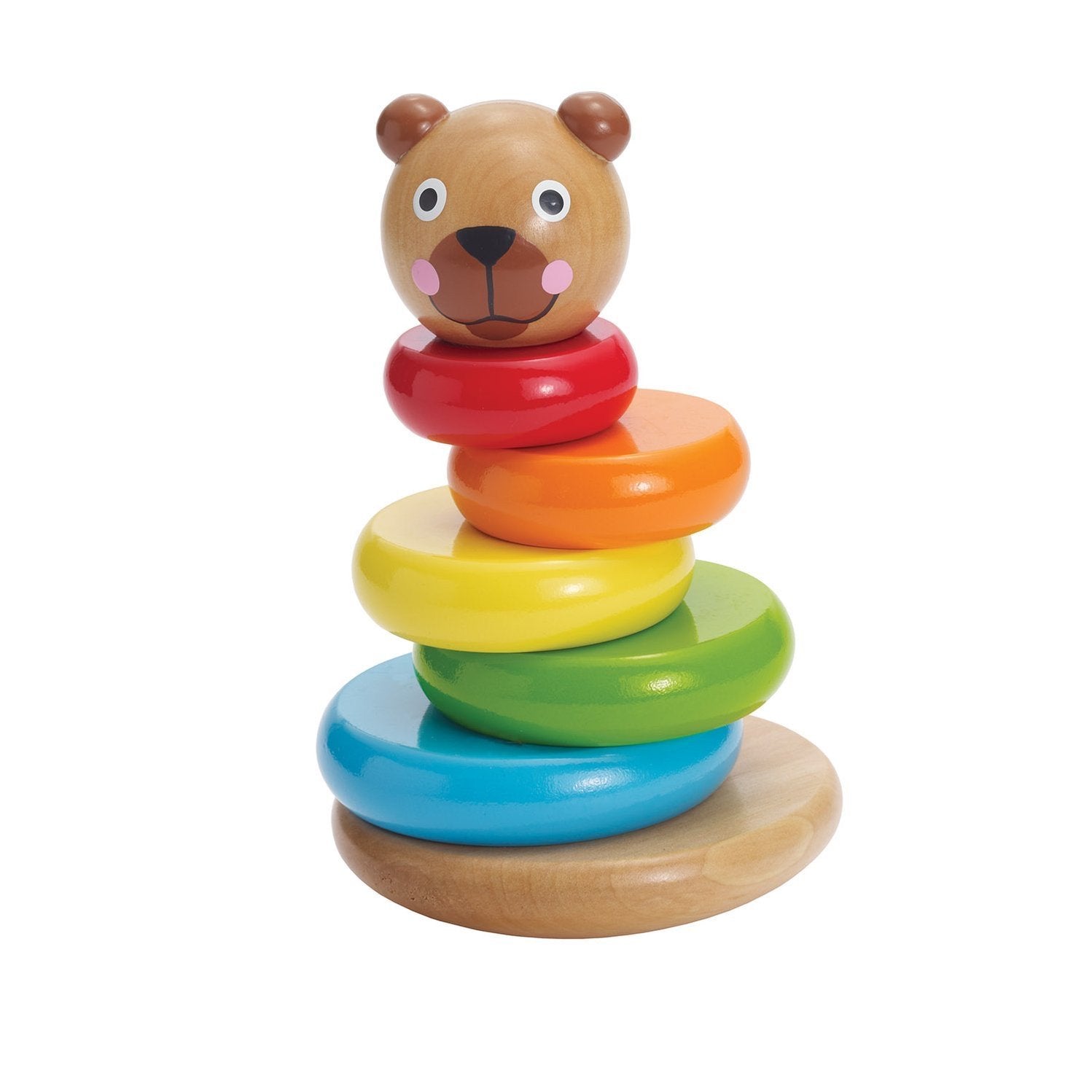 Brilliant Bear Magnetic Stack-up by Manhattan Toy - Wood Wood Toys Canada's Favourite Montessori Toy Store