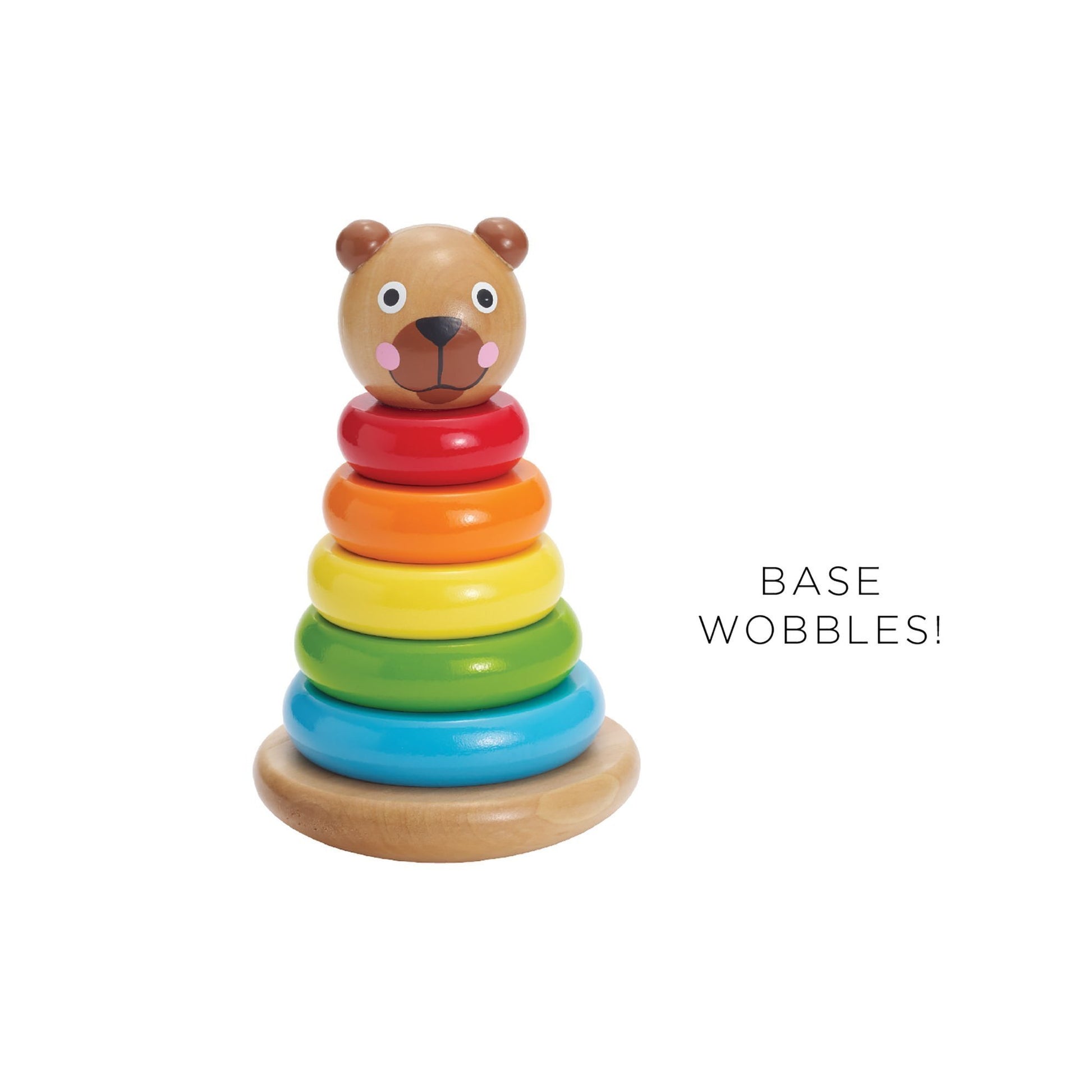 Brilliant Bear Magnetic Stack-up by Manhattan Toy - Wood Wood Toys Canada's Favourite Montessori Toy Store