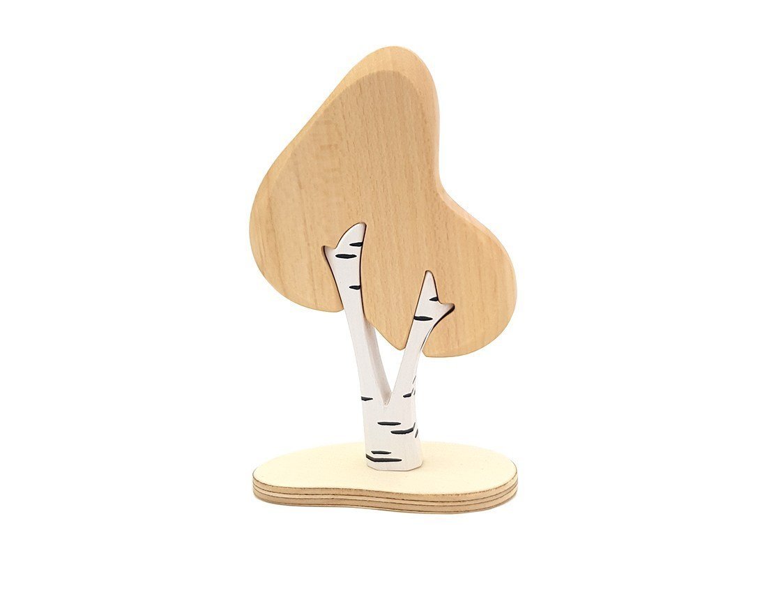 Brin d'Ours Handmade 2 Piece Birch Tree - Wood Wood Toys Canada's Favourite Montessori Toy Store