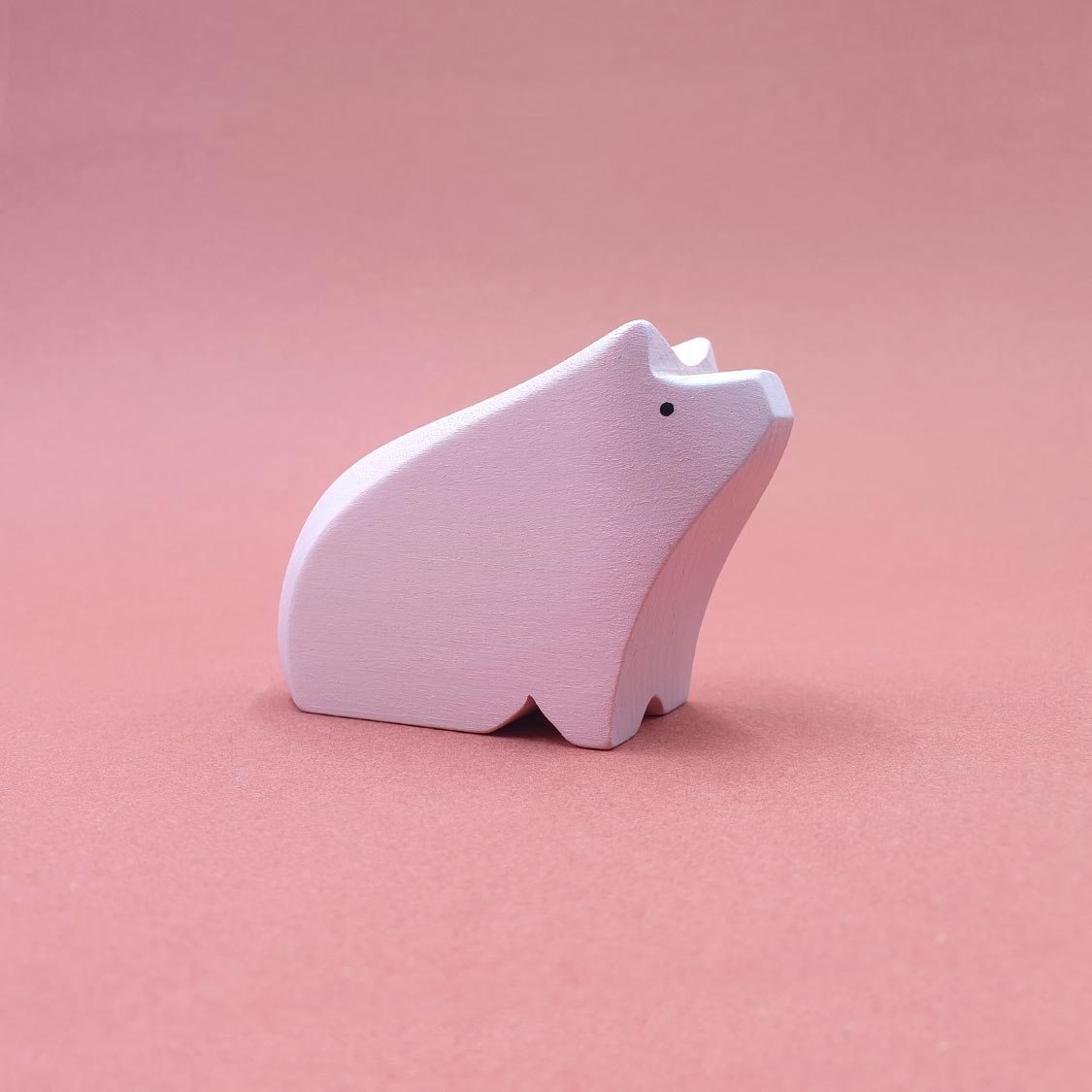 Brin d'Ours Handmade Wooden Pig - Wood Wood Toys Canada's Favourite Montessori Toy Store