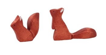 Brin d'Ours Handmade Wooden Squirrels - Wood Wood Toys Canada's Favourite Montessori Toy Store