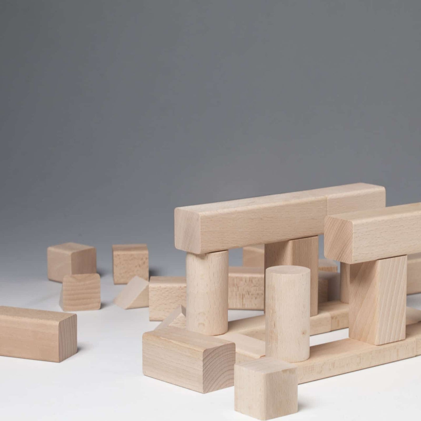 Construire des blocs en bois (ensemble de base) - Milaniwood