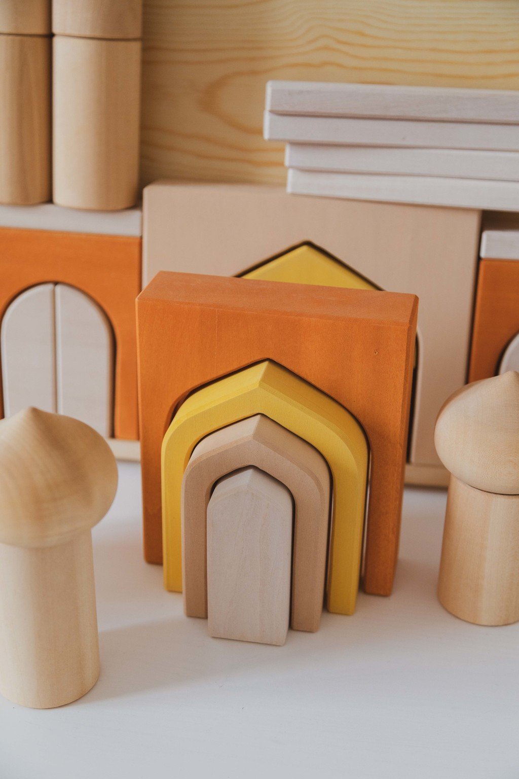 Castle Block Set by Avdar - Wood Wood Toys Canada's Favourite Montessori Toy Store