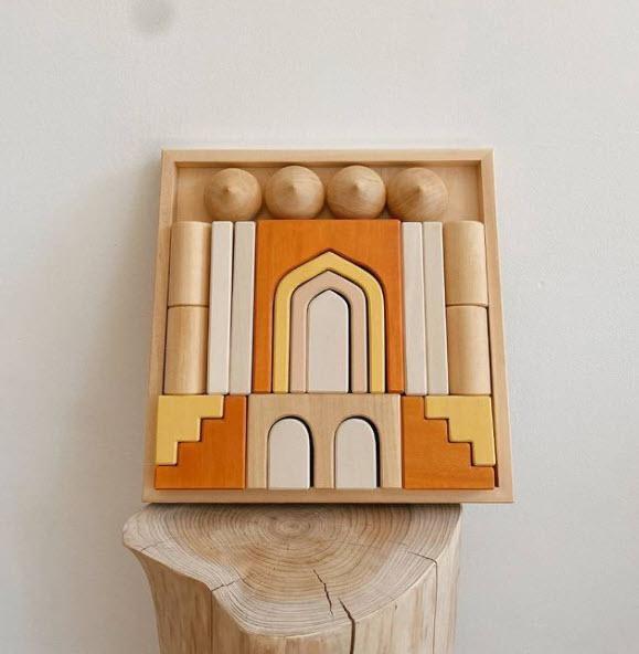 Castle Block Set by Avdar - Wood Wood Toys Canada's Favourite Montessori Toy Store