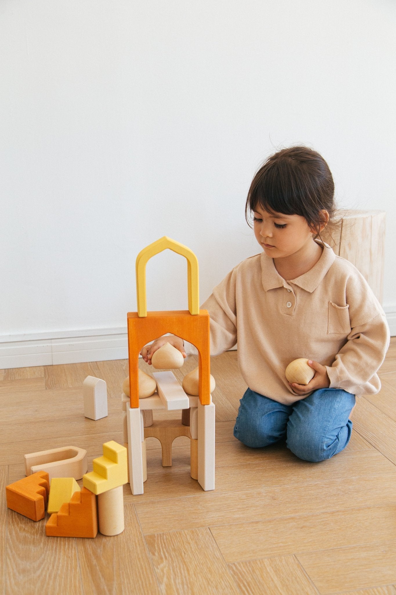 Castle Block Set by Avdar - Wood Wood Toys Canada's Favourite Montessori Toy Store