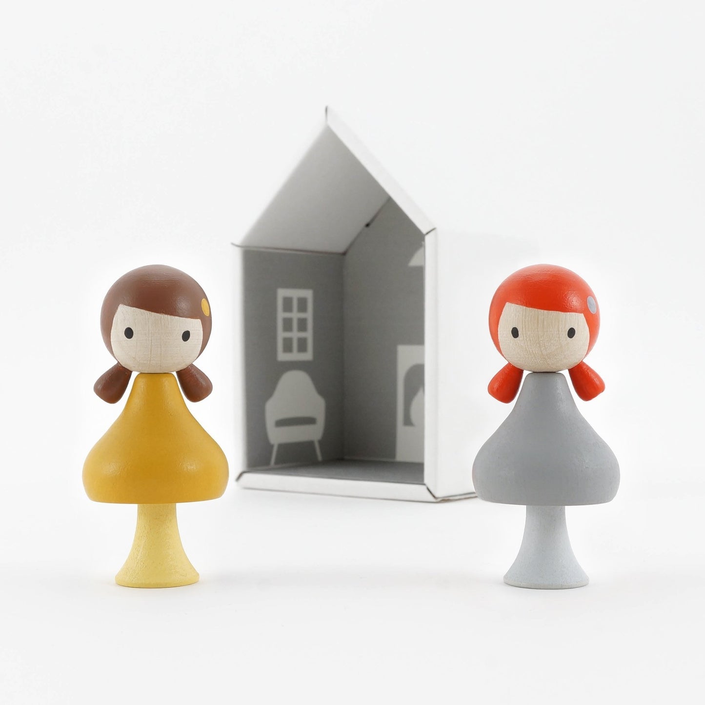 CLiCQUES Magnetic Figurines - Emma & June - Wood Wood Toys Canada's Favourite Montessori Toy Store