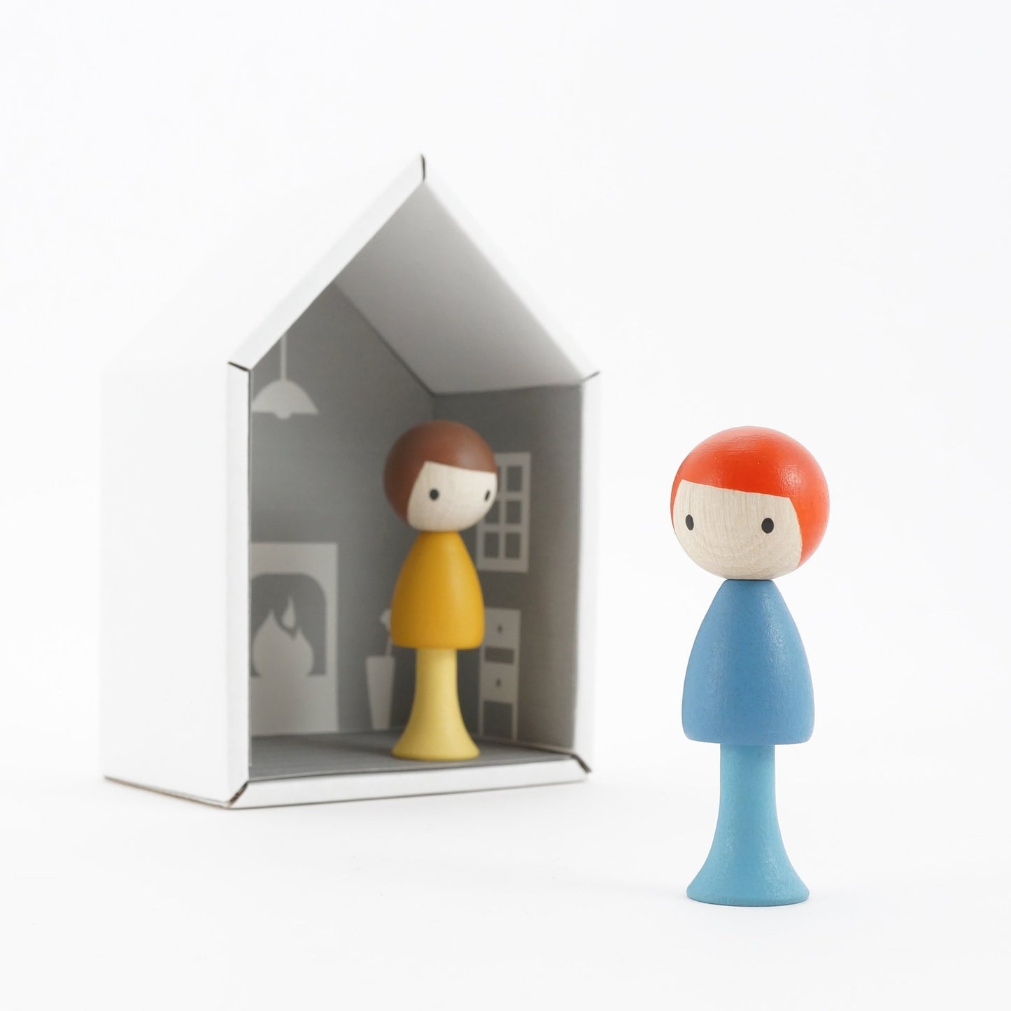 CLiCQUES Magnetic Figurines - Marco & Ben - Wood Wood Toys Canada's Favourite Montessori Toy Store