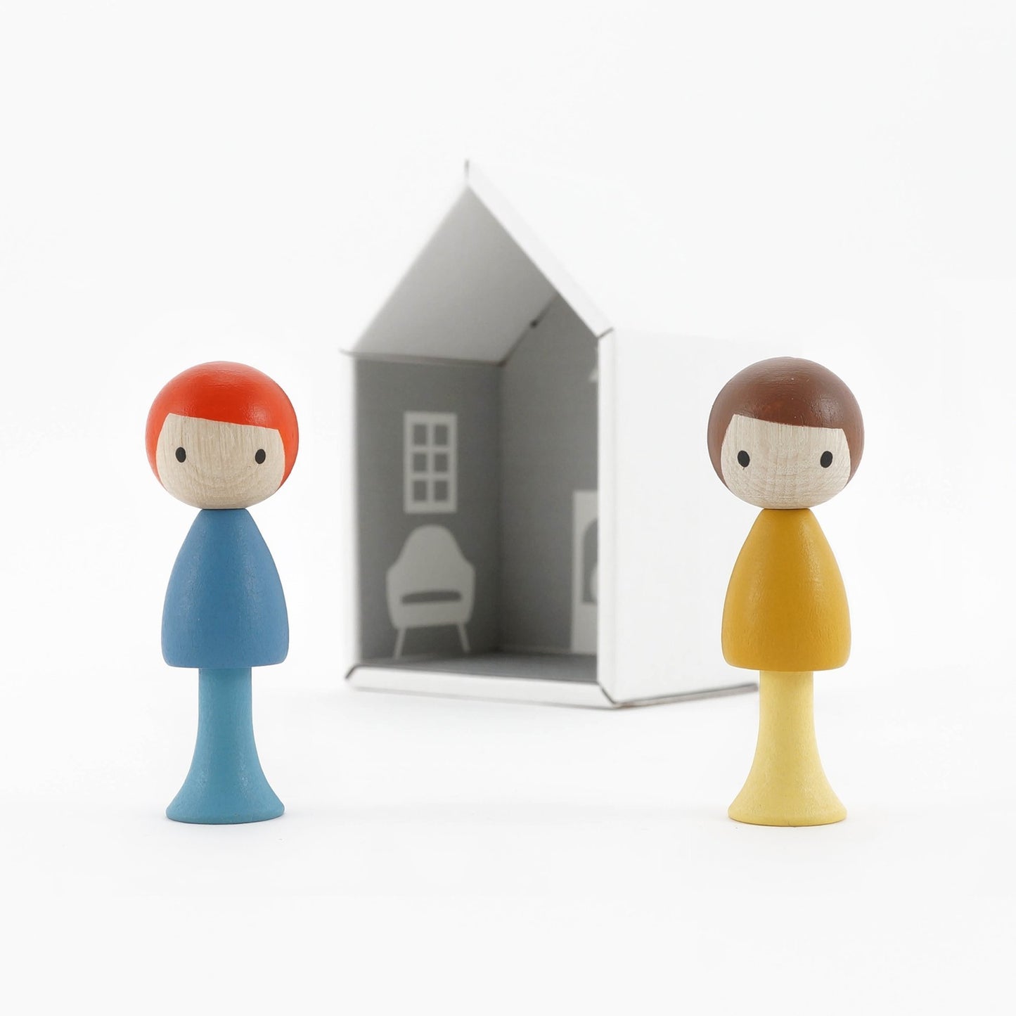 CLiCQUES Magnetic Figurines - Marco & Ben - Wood Wood Toys Canada's Favourite Montessori Toy Store