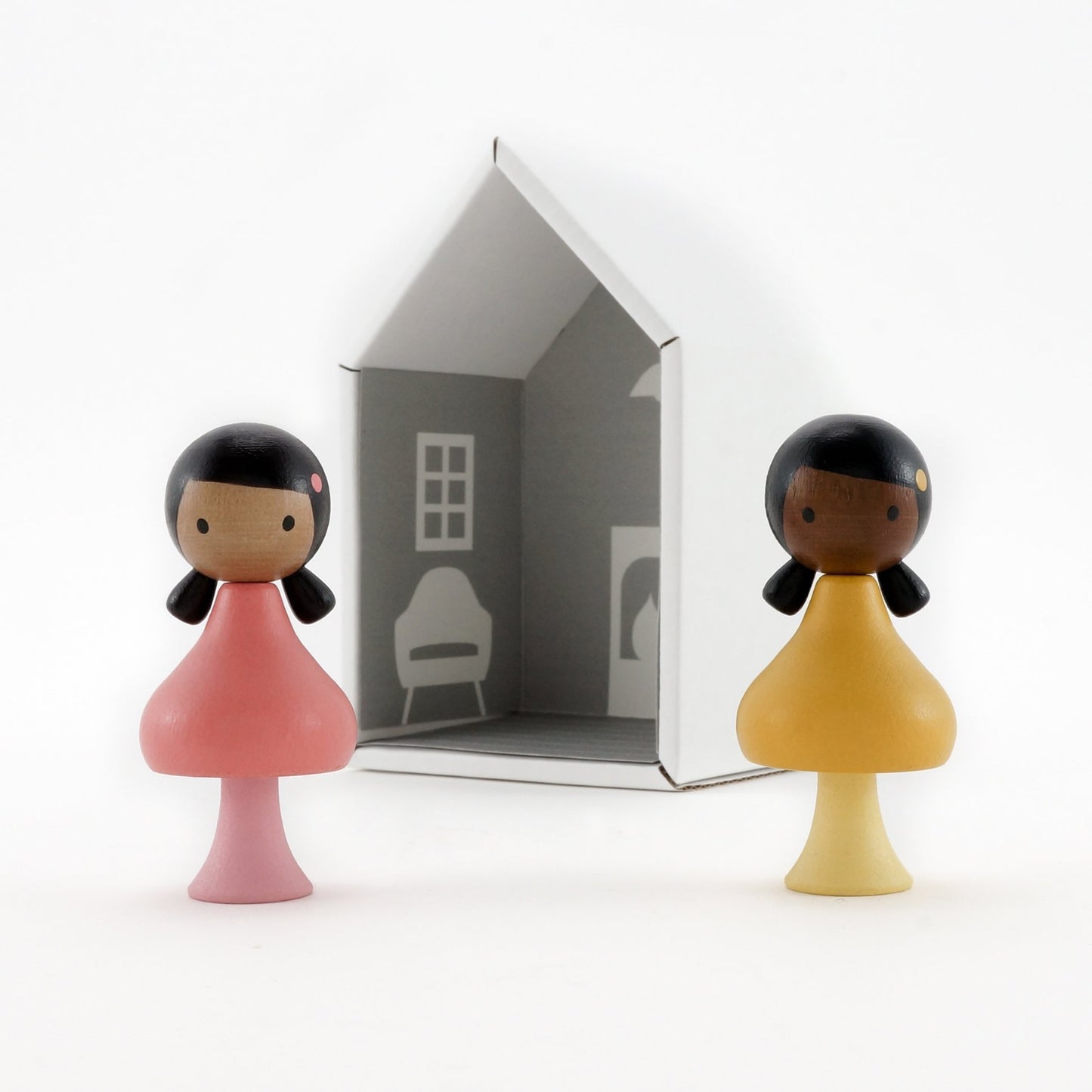 CLiCQUES Magnetic Figurines - Ruby & Coco - Wood Wood Toys Canada's Favourite Montessori Toy Store
