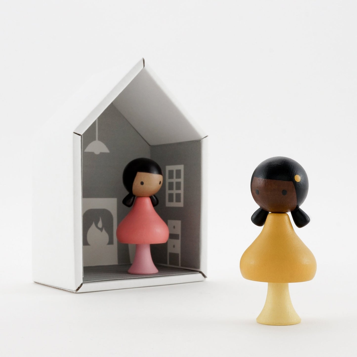 CLiCQUES Magnetic Figurines - Ruby & Coco - Wood Wood Toys Canada's Favourite Montessori Toy Store