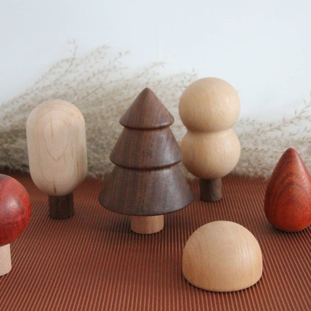 Ensemble forêt confortable (bois naturel) par Avdar Toys