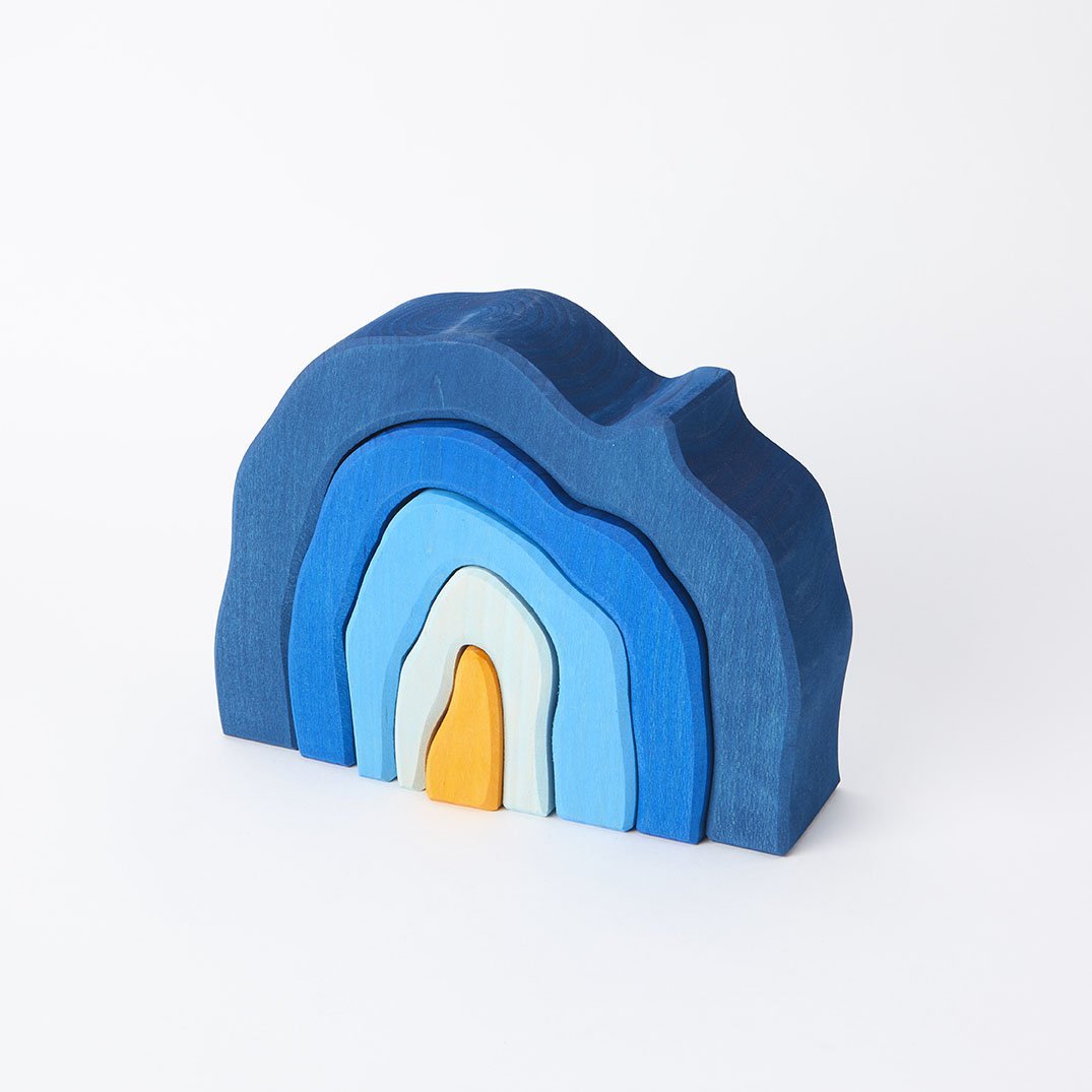 Gluckskafer - Blue Grotto (5 pieces) - Wood Wood Toys Canada's Favourite Montessori Toy Store