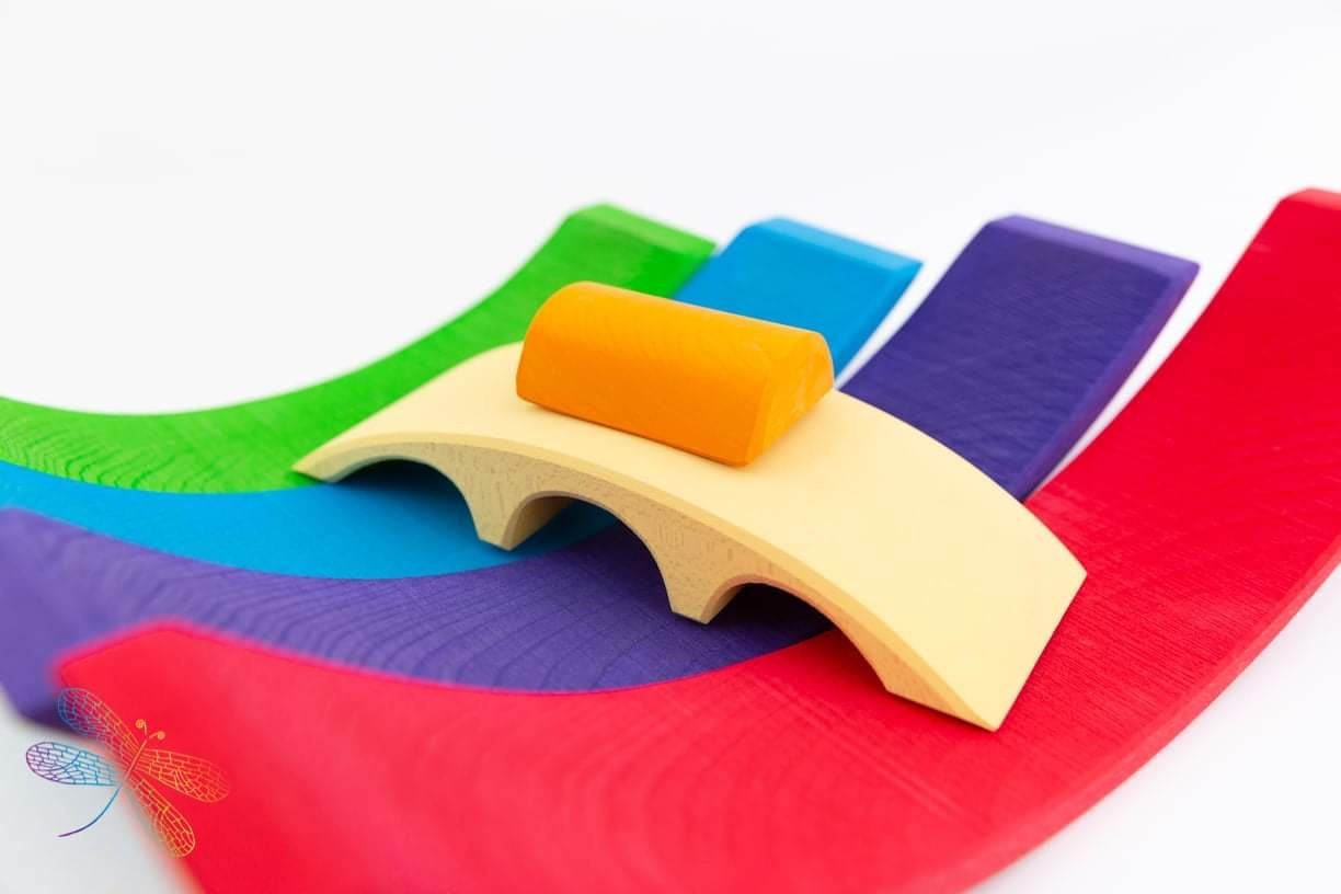 Gluckskafer - Stacking Bridge Set - Wood Wood Toys Canada's Favourite Montessori Toy Store