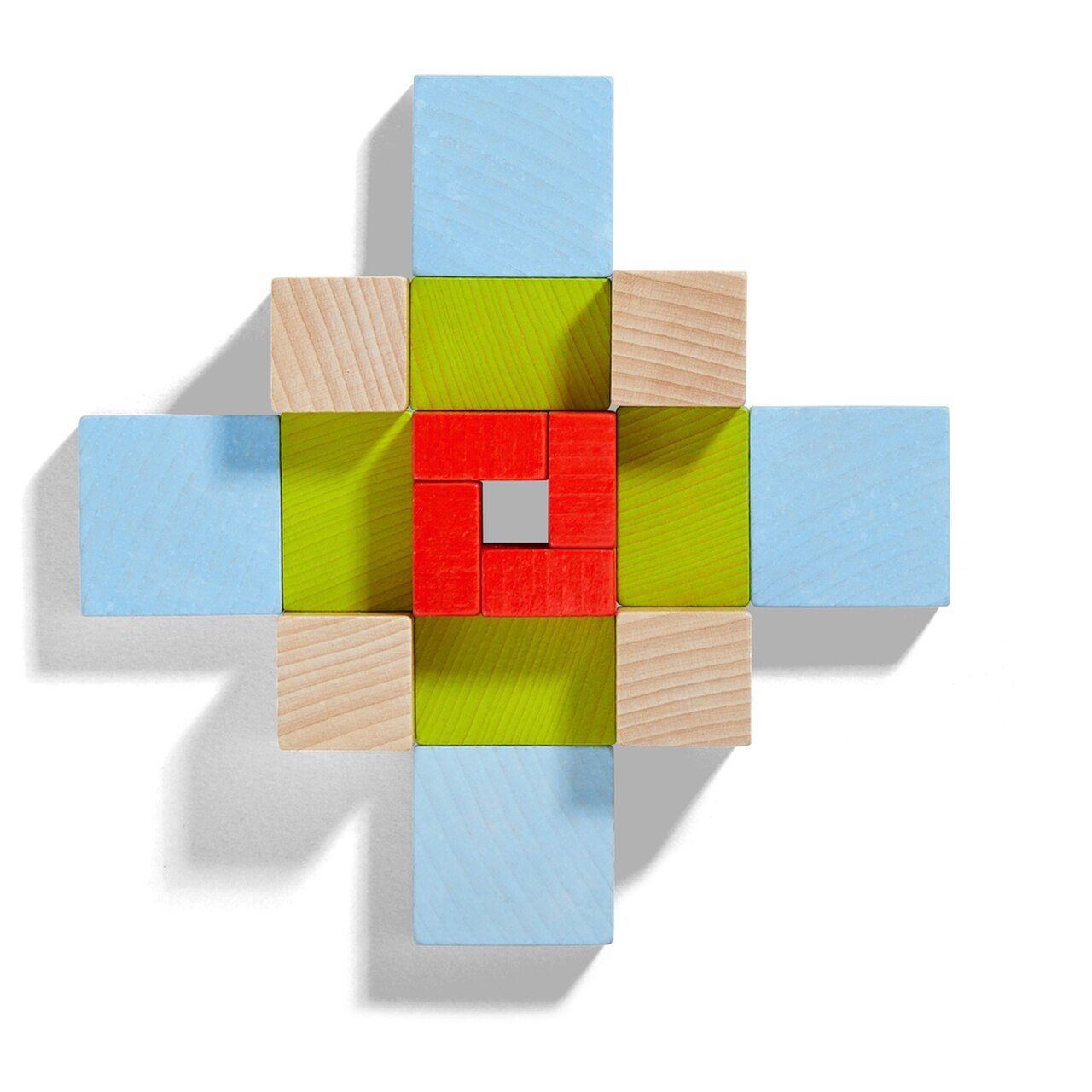 HABA Four by Four Building Blocks - Wood Wood Toys Canada's Favourite Montessori Toy Store