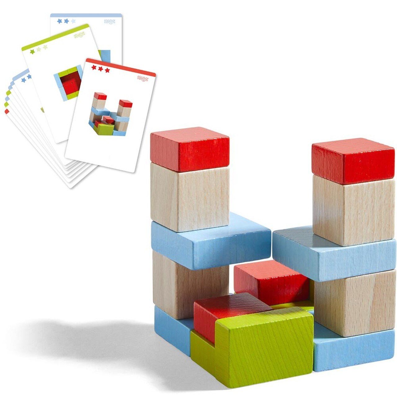 HABA Four by Four Building Blocks - Wood Wood Toys Canada's Favourite Montessori Toy Store