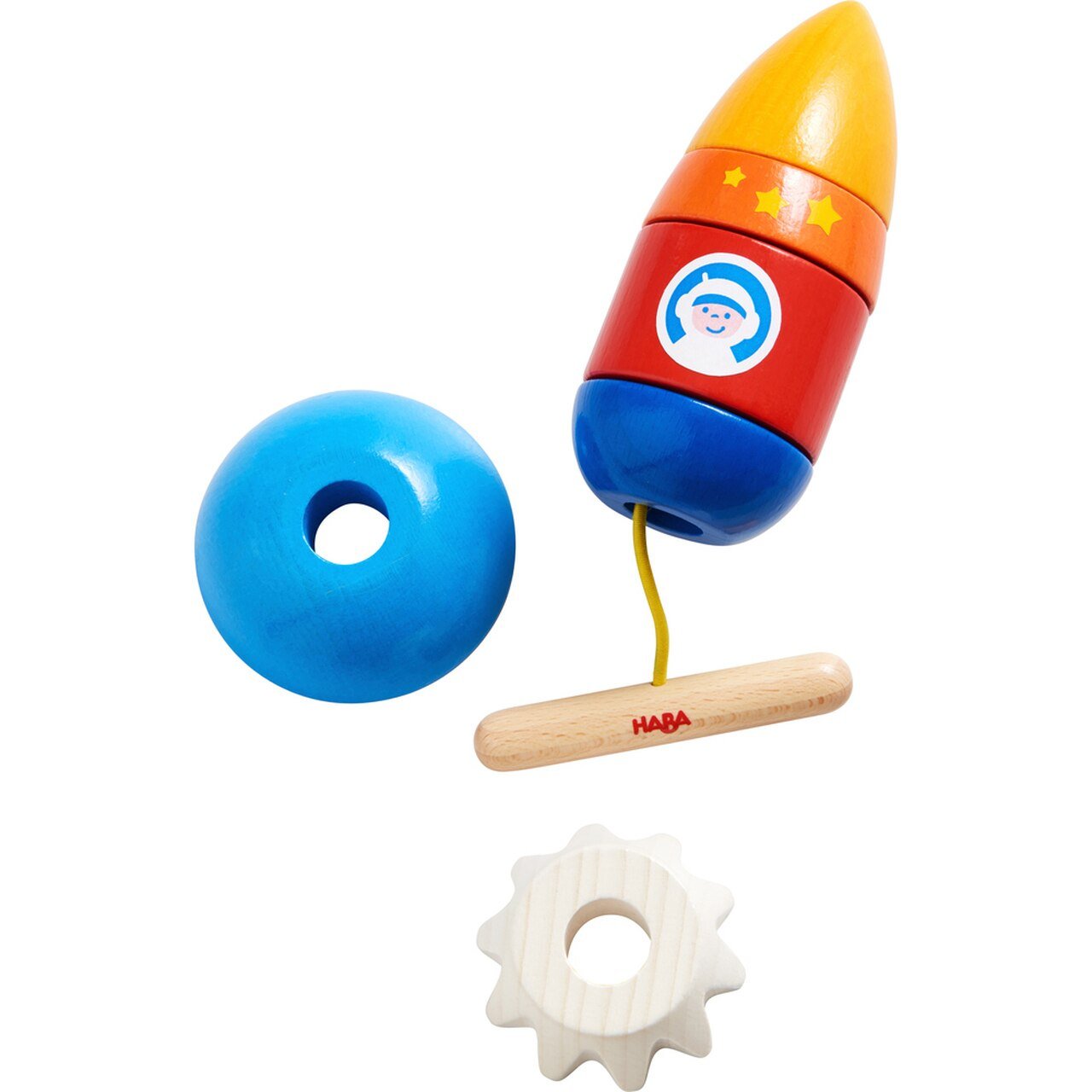 HABA Rocket Threading Game - Wood Wood Toys Canada's Favourite Montessori Toy Store