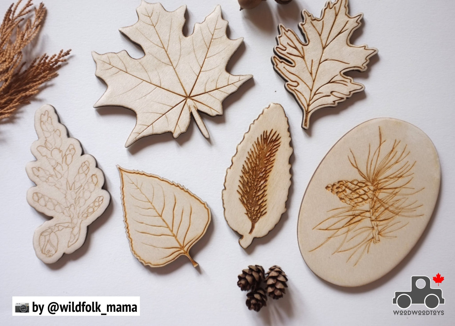 Handmade Leaves of Canada Puzzle by Wood Wood Toys - Wood Wood Toys Canada's Favourite Montessori Toy Store