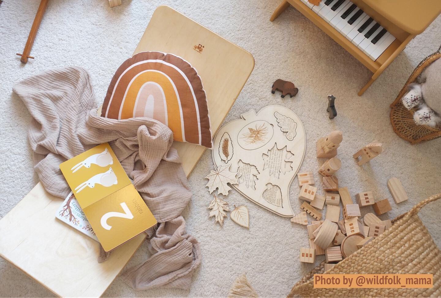 Handmade Leaves of Canada Puzzle by Wood Wood Toys - Wood Wood Toys Canada's Favourite Montessori Toy Store