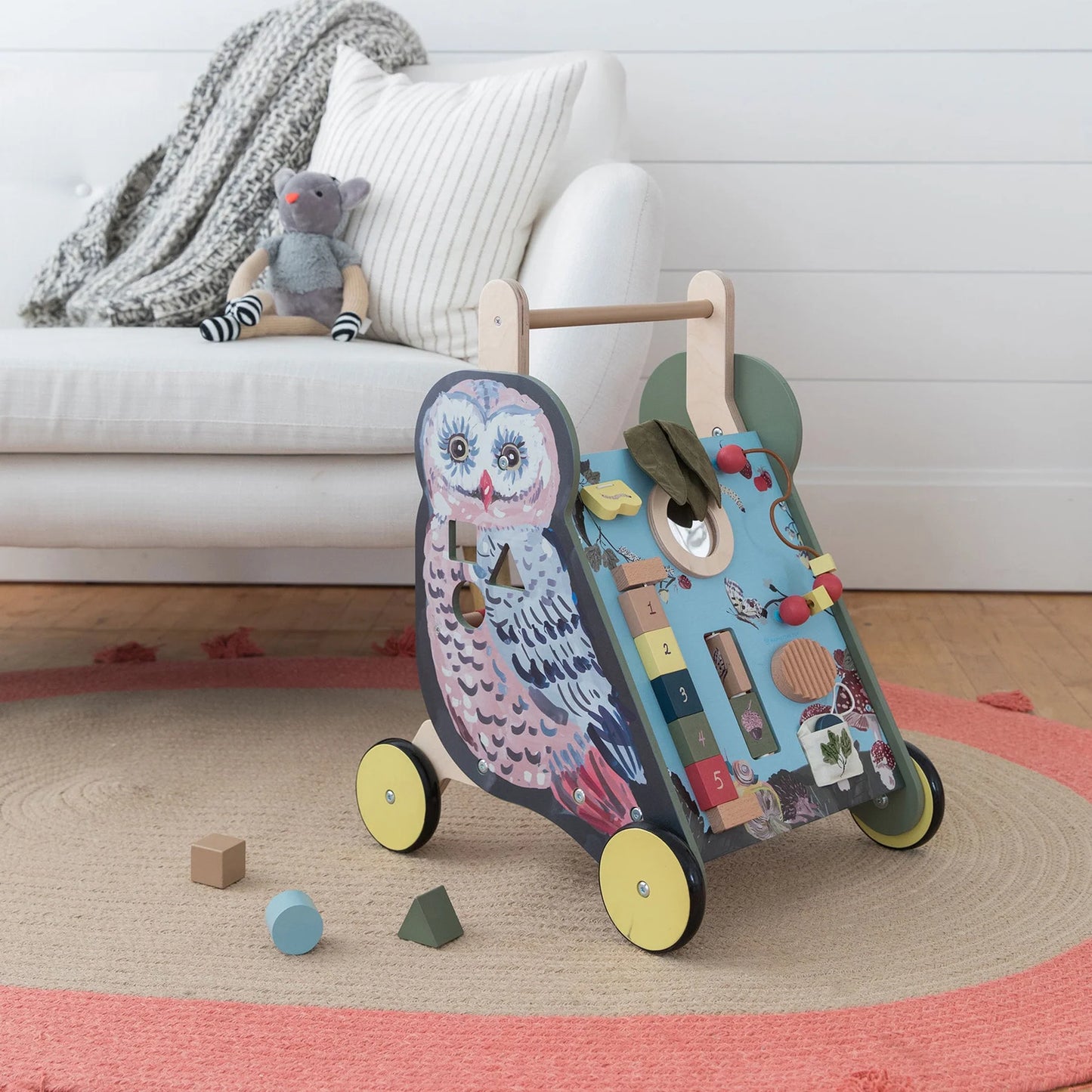 Wildwoods Owl Push-Cart by Manhattan Toy