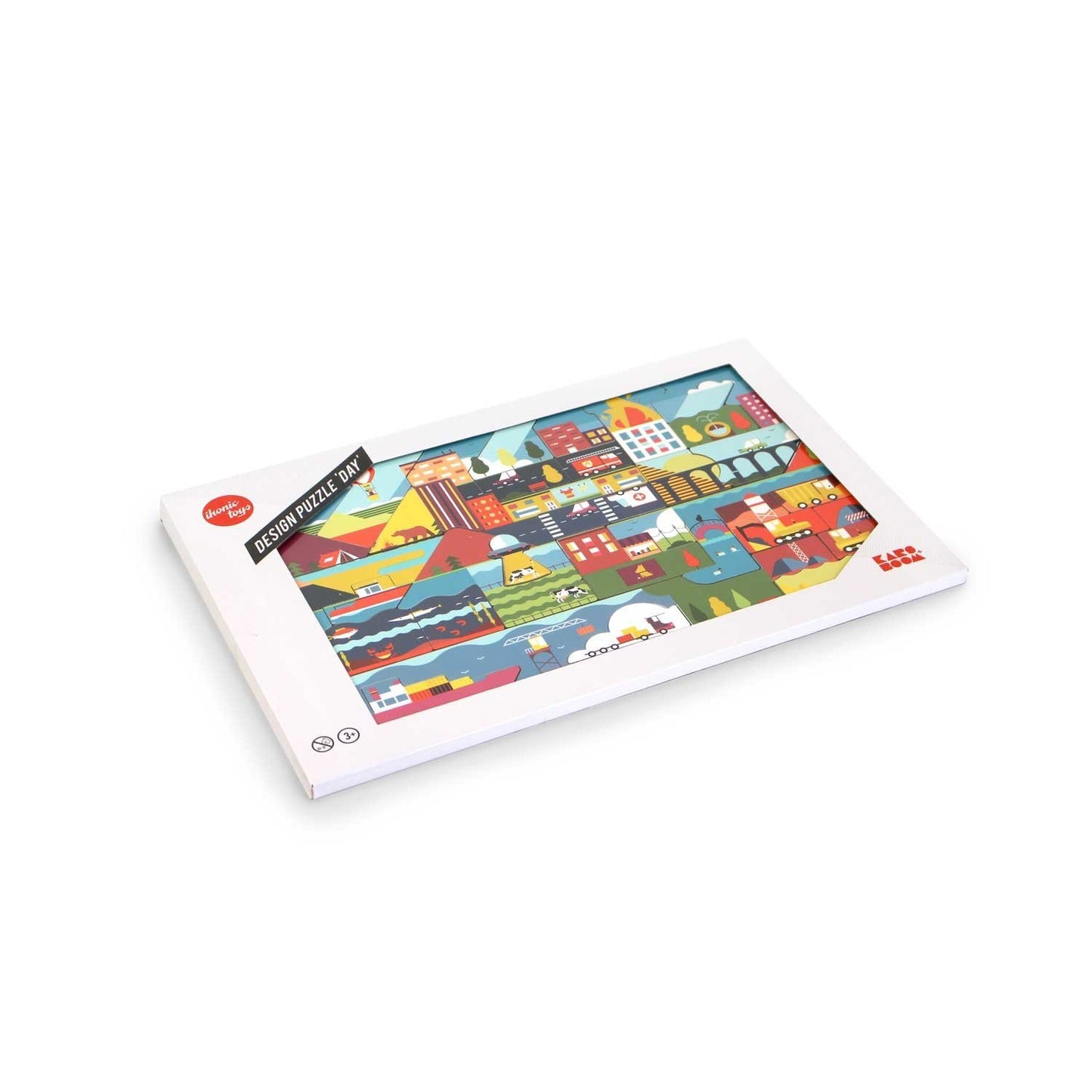 Kars en Boom Puzzle "Day" - Wood Wood Toys Canada's Favourite Montessori Toy Store