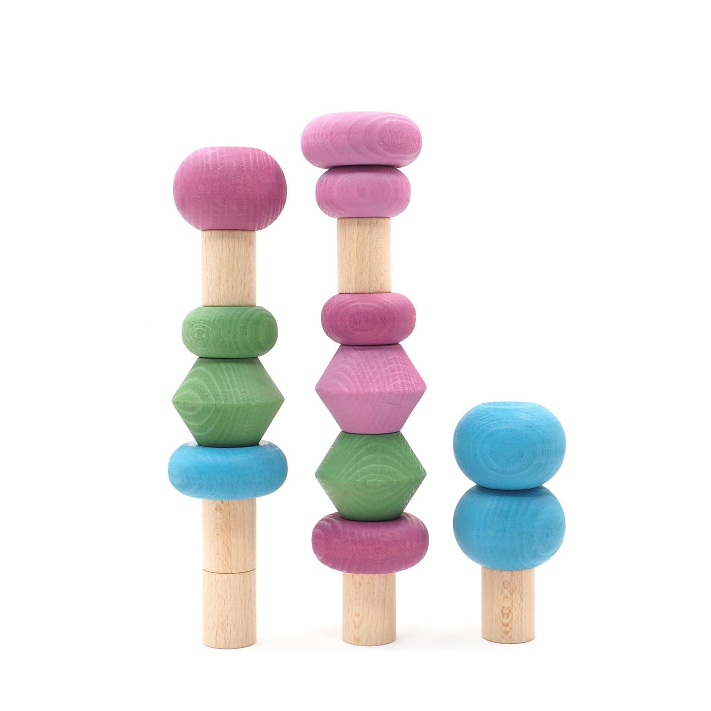 Lubulona Spring Stacking Trees - Wood Wood Toys Canada's Favourite Montessori Toy Store