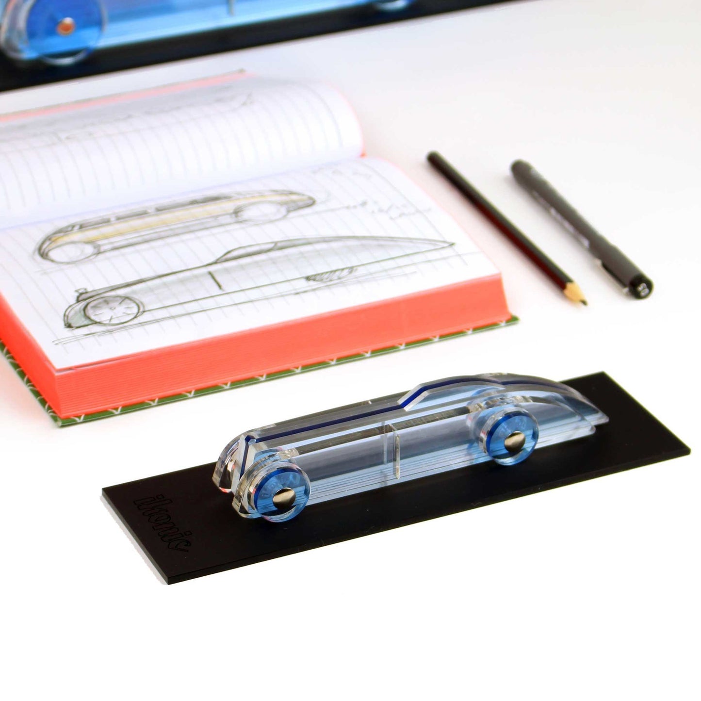 Lucite Car Small No1 by Ikonic Toys - Wood Wood Toys Canada's Favourite Montessori Toy Store