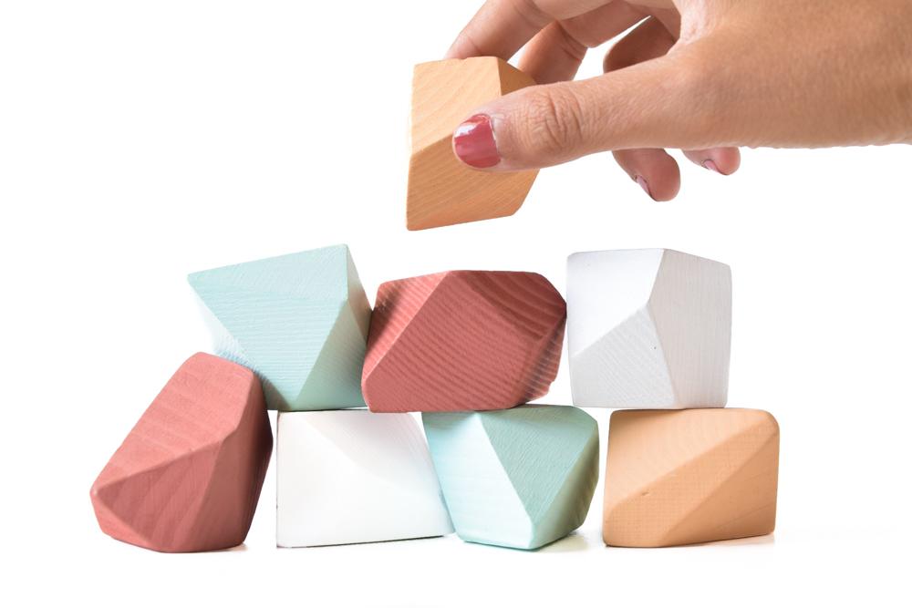 Blocs Terra Rock (Ensemble de 8)